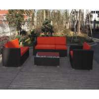 Good quality  luxury outdoor wicker garden furniture ratatn sofa set