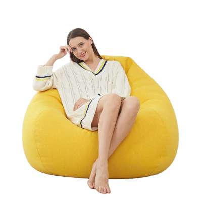 Lazy person sofa foam filled bean bag inflatable sofa